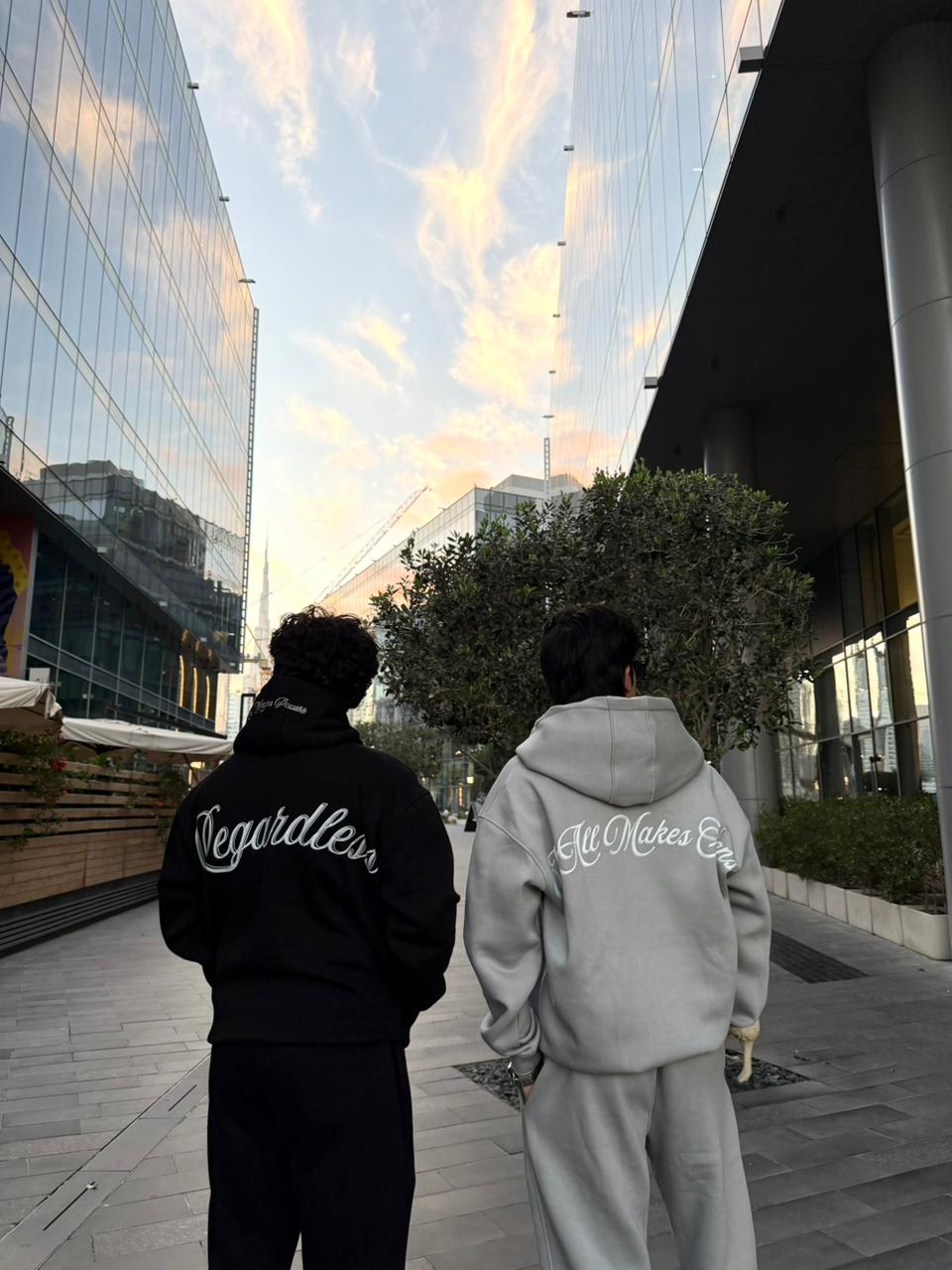Signature Grey Zipper Hoodie