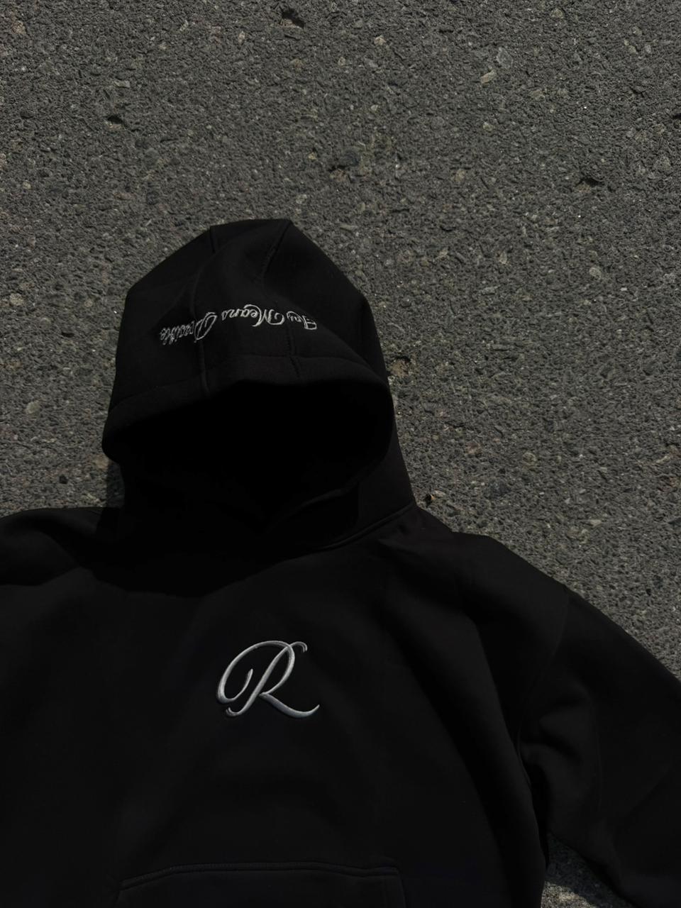 Signature Black Hoodie